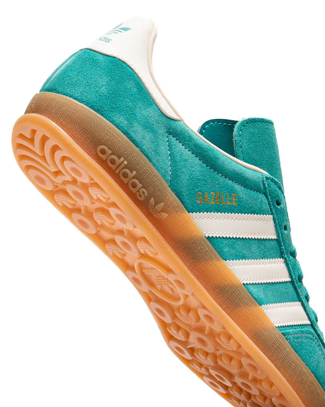 Adidas Gazelle Indoor Pure Teal Off White Gold Metallic (Women's)