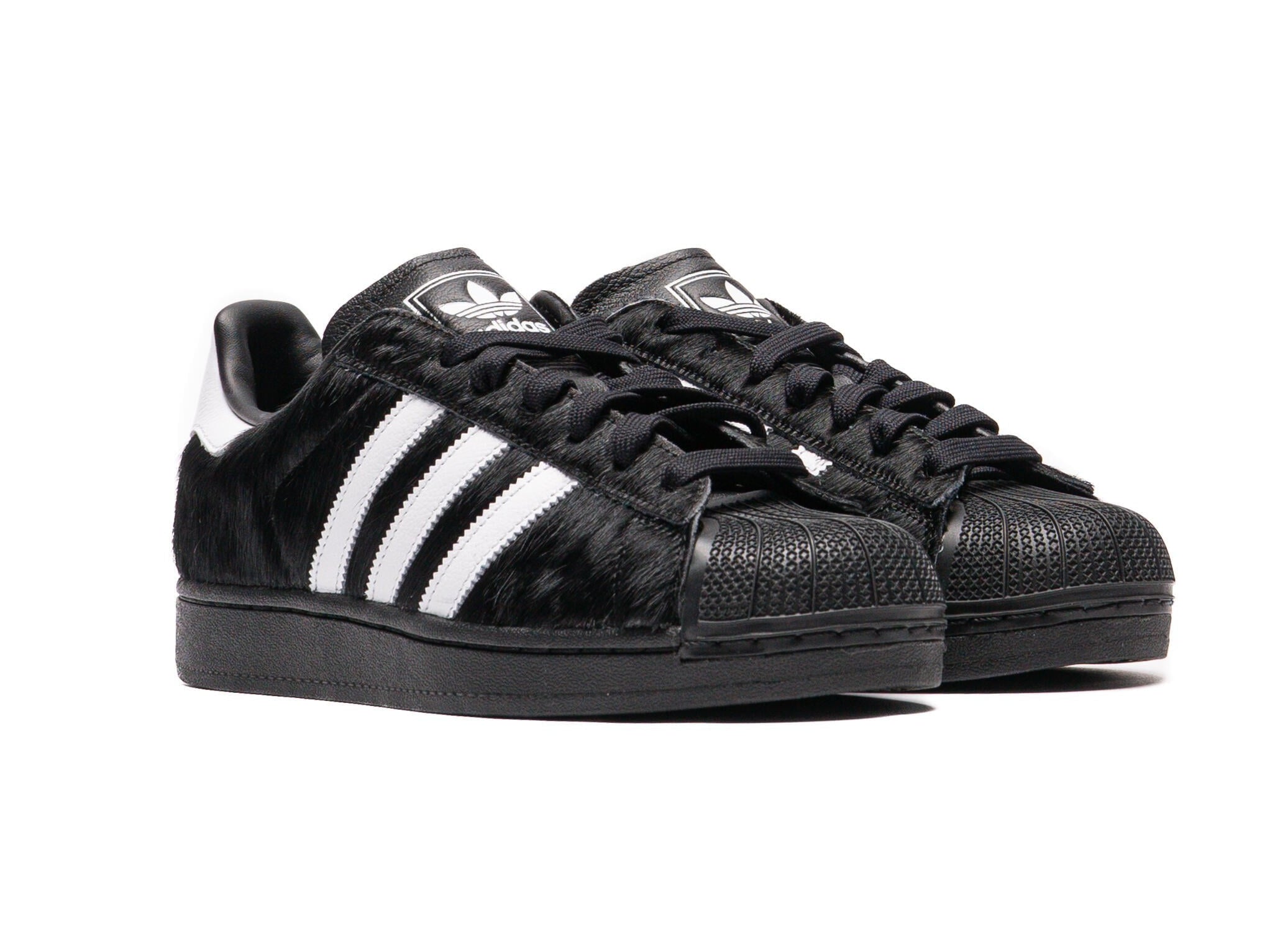 Adidas Superstar II Black Ponyhair (Women's)