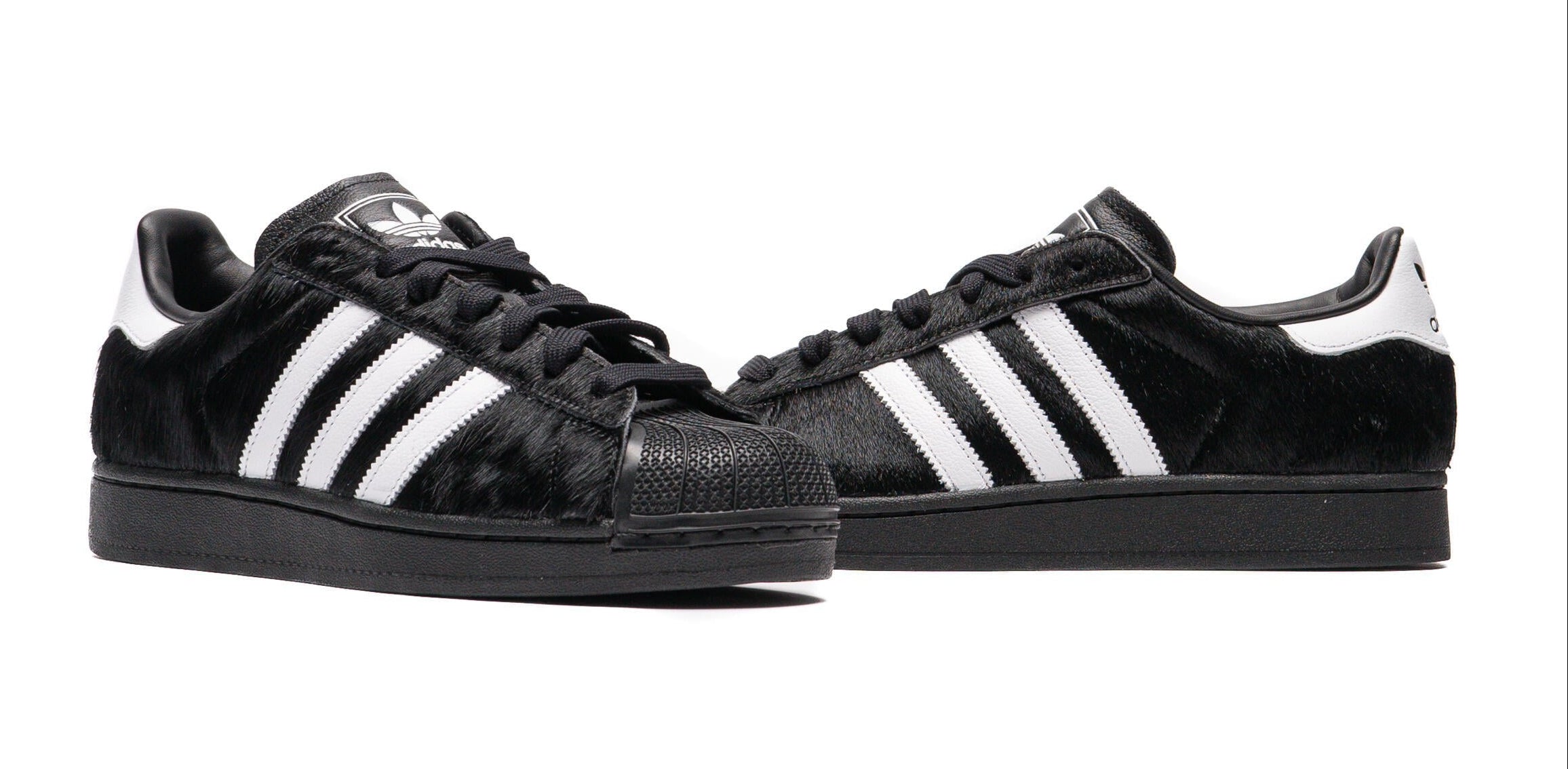 Adidas Superstar II Black Ponyhair (Women's)