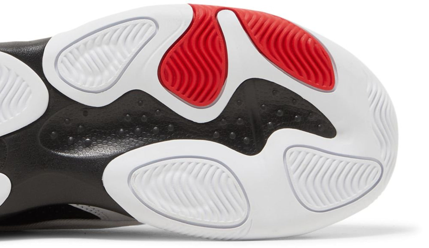 Jordan Max Aura 4 White Black University Red