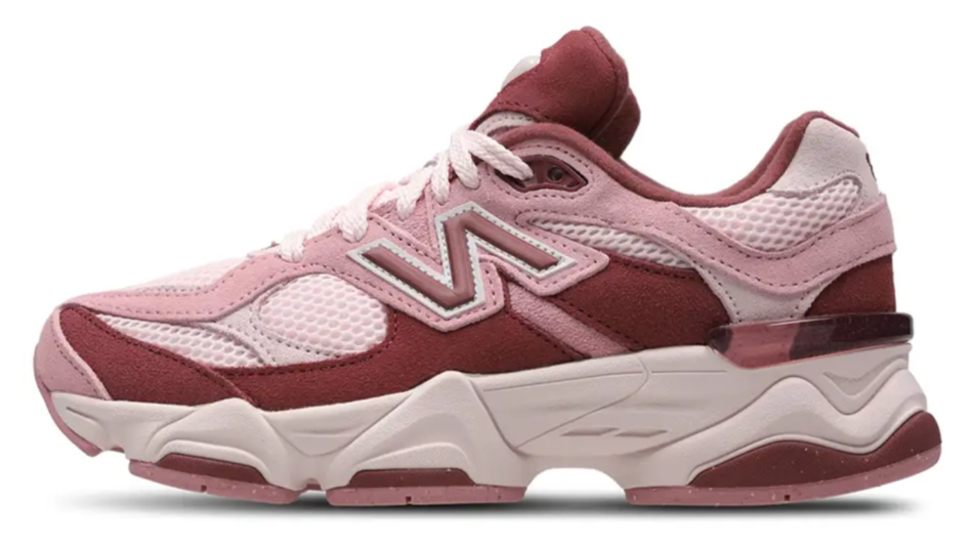 New Balance 9060 Pink Granite Washed Burgundy (GS)
