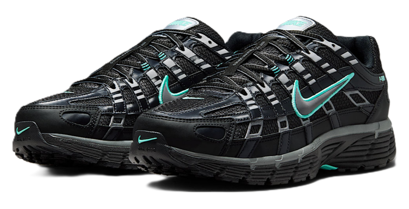 Nike P-6000 Black Hyper Turquoise Cool Grey