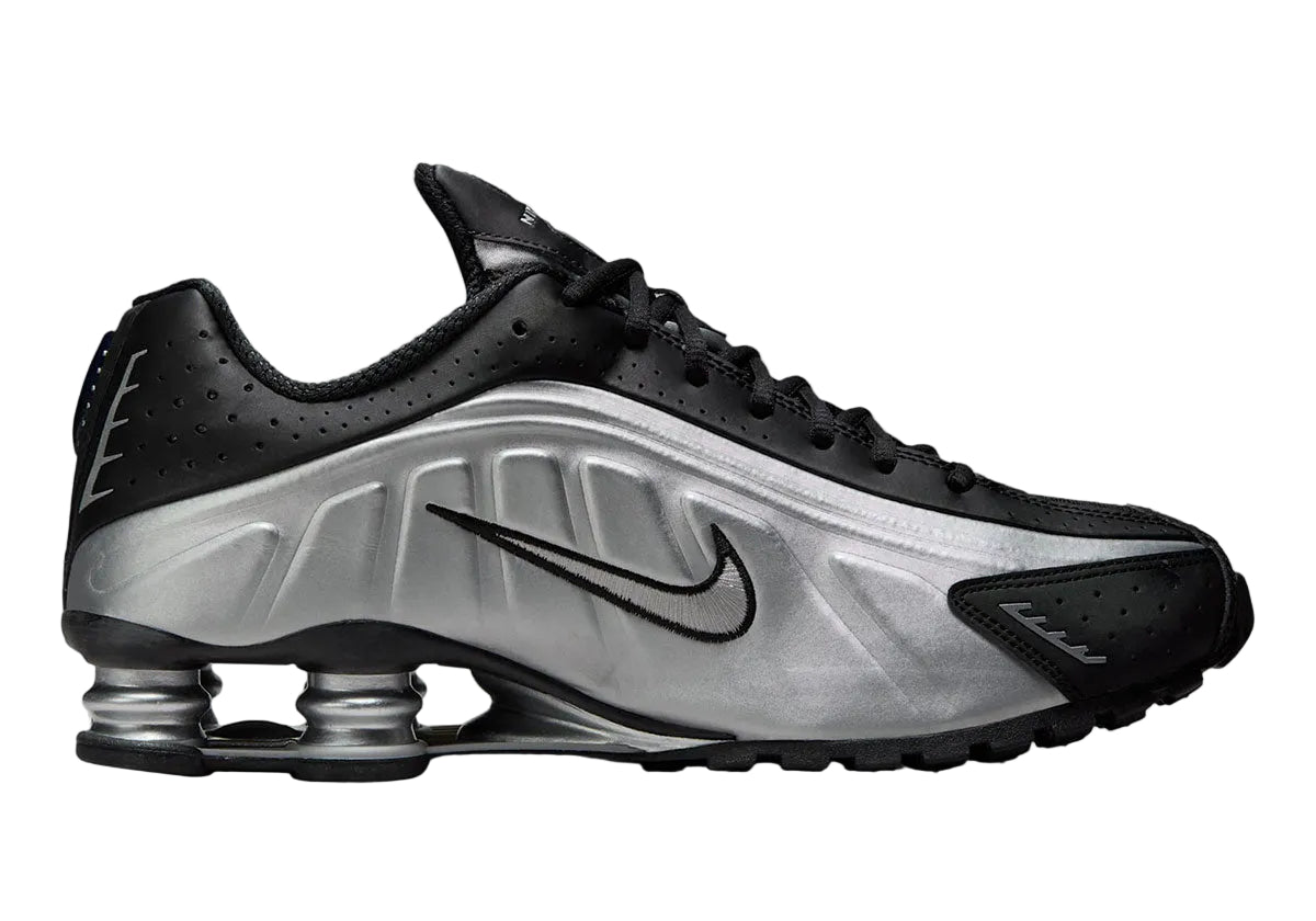 Nike Shox R4 Metallic Silver Black