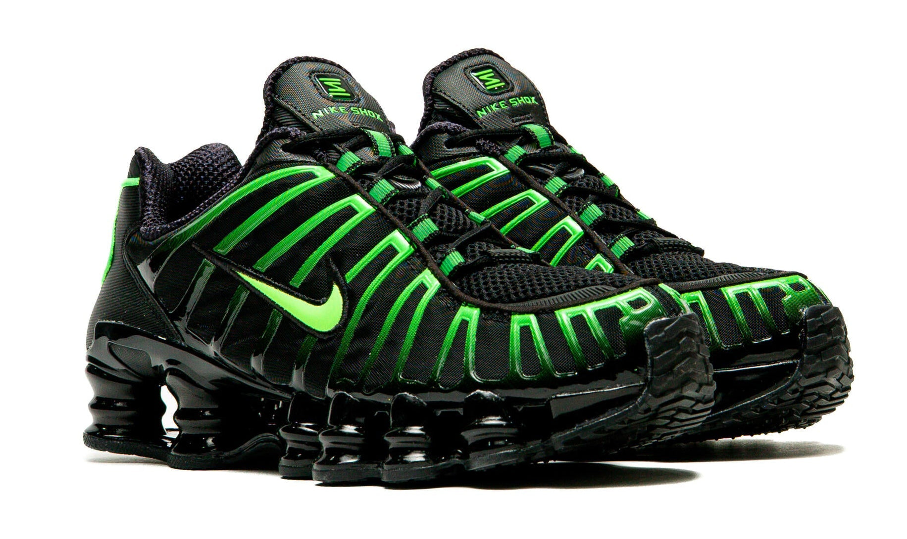 Nike Shox TL Black Green Strike