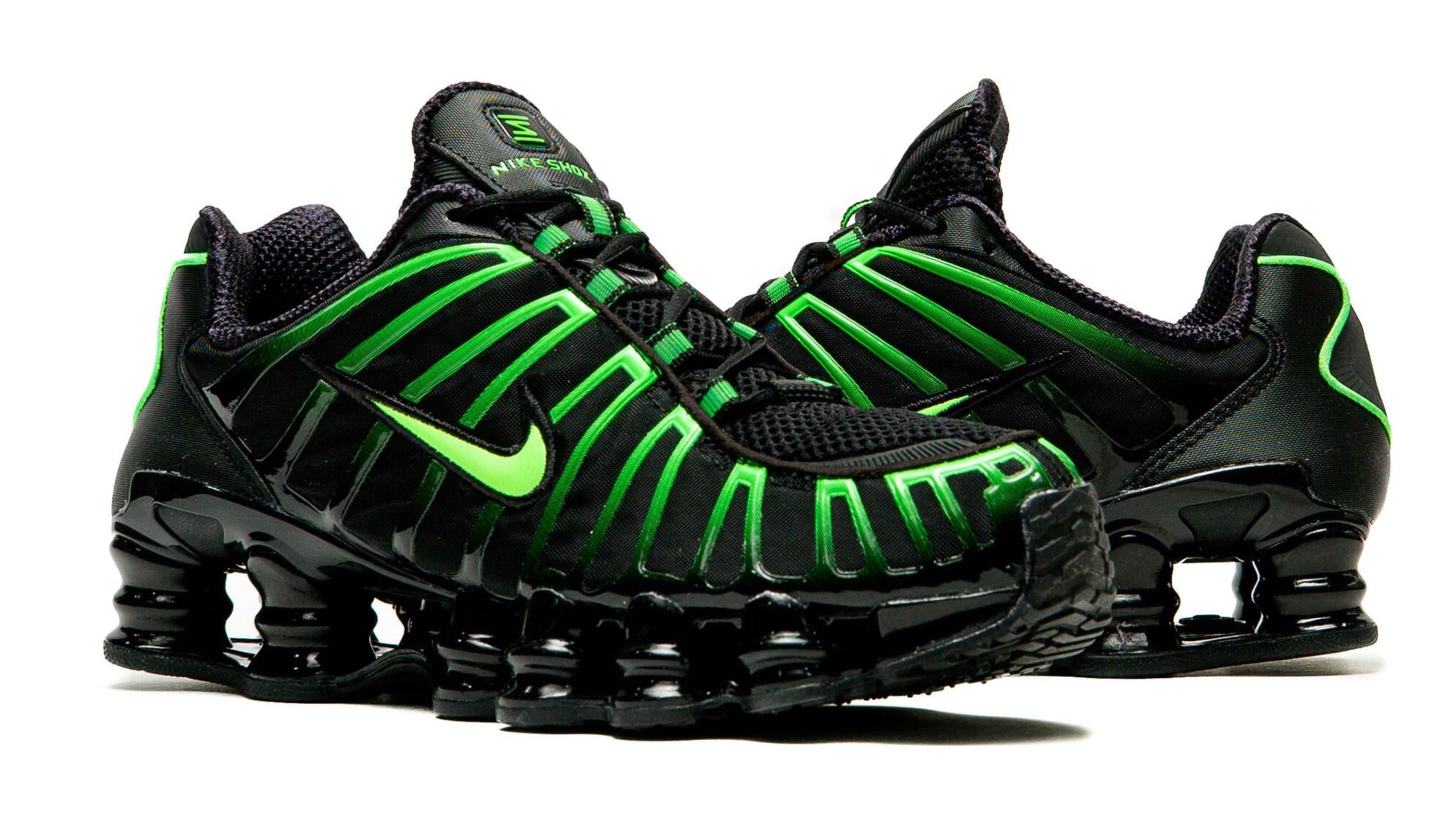 Nike Shox TL Black Green Strike