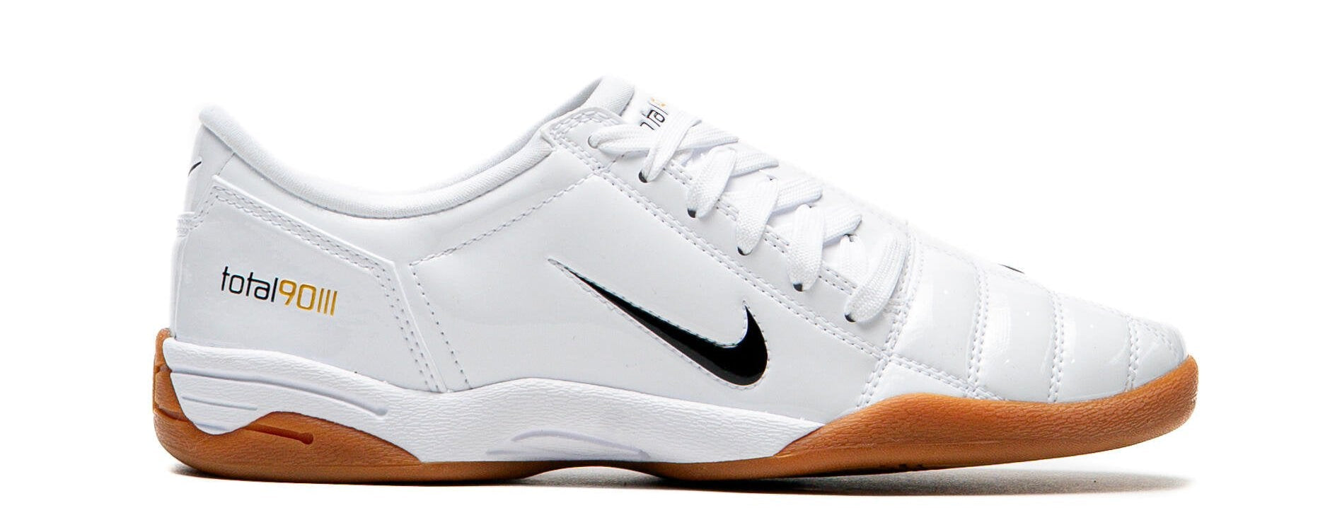 Nike Total 90 3 Patent White Black (Women's)