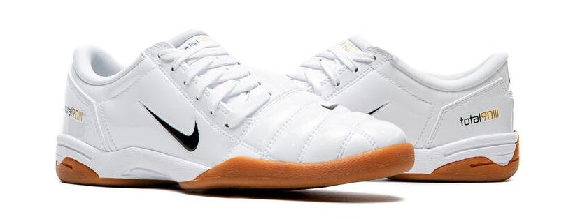 Nike Total 90 3 Patent White Black (Women's)