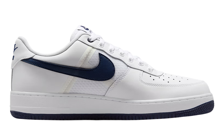 Nike Air Force 1 Low '07 LV8 SE Mesh Tape White Midnight Navy
