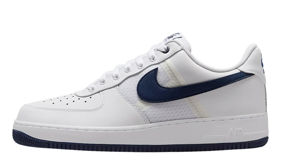 Nike Air Force 1 Low '07 LV8 SE Mesh Tape White Midnight Navy