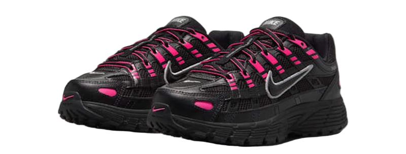 Nike P-6000 Pink Blast Metallic Silver Black