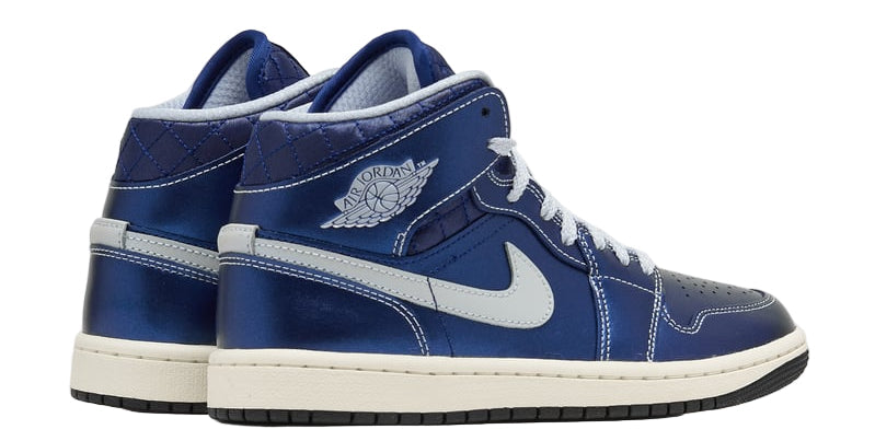 Jordan 1 Mid SE Metallic Blue Quilted (Women's)